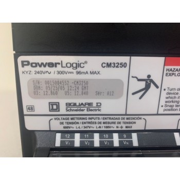 Square D PowerLogic CM3250 Circuit Monitor